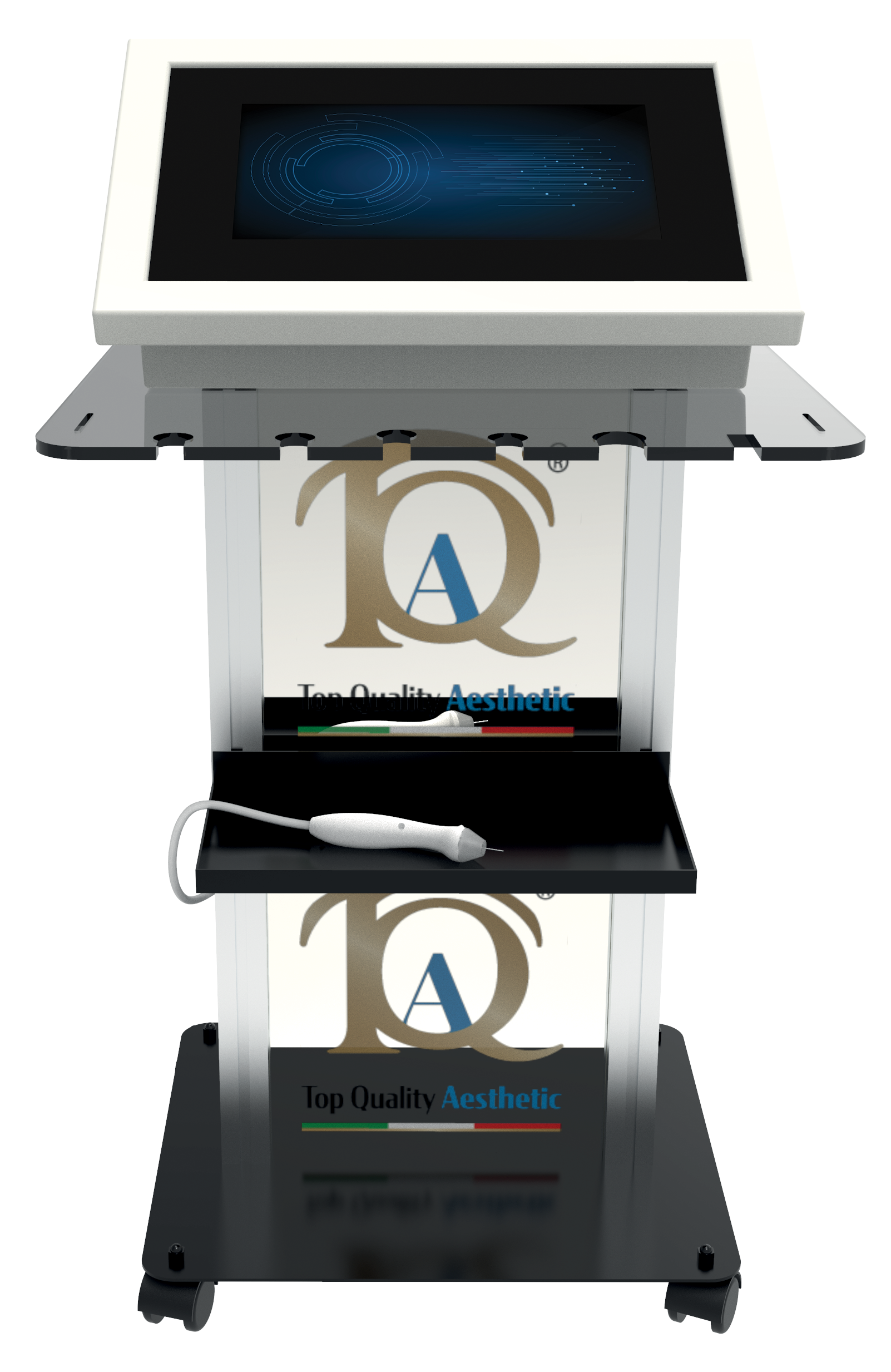 Vista frontale device Radio Skin