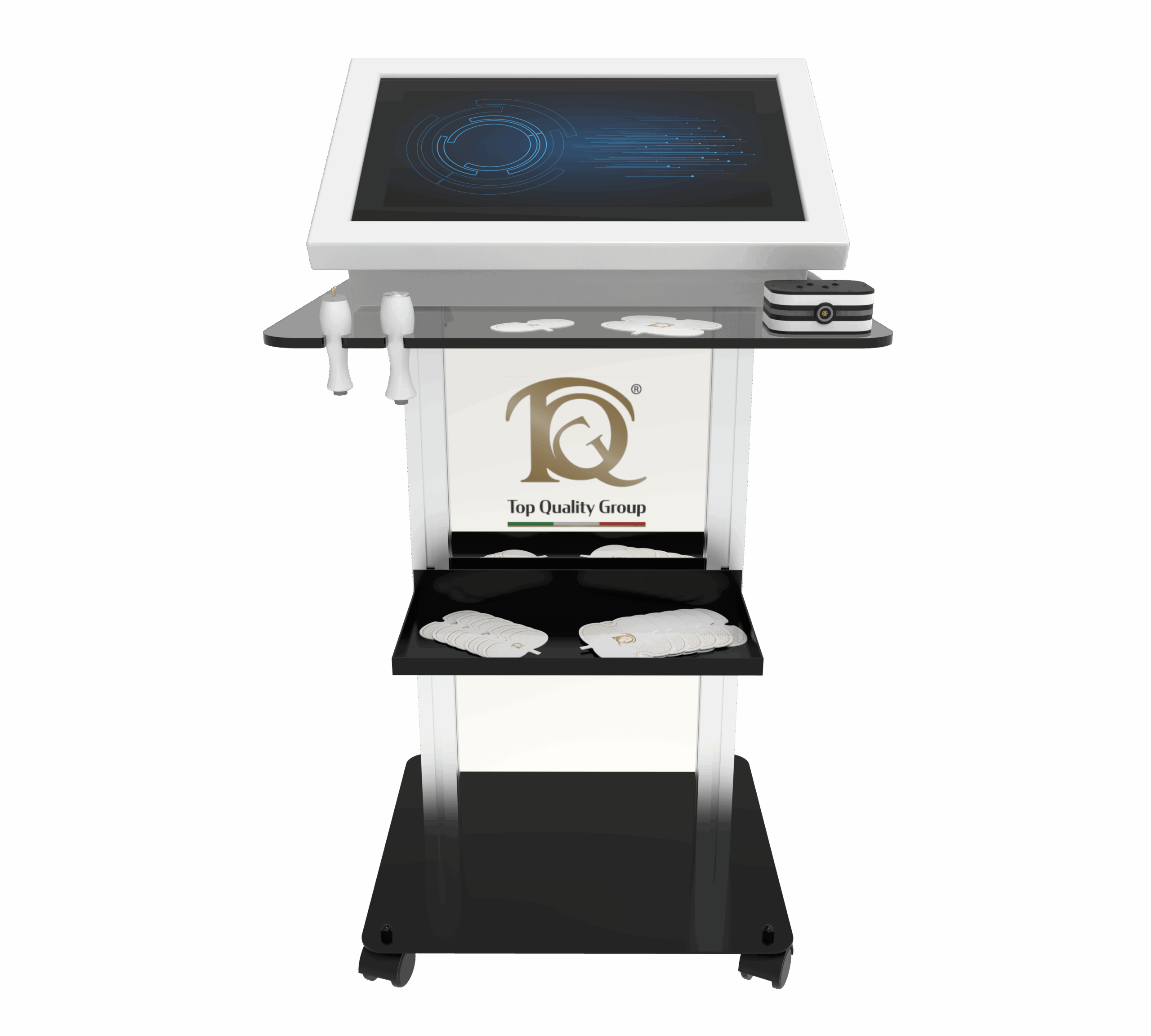 Vista frontale device Selfia