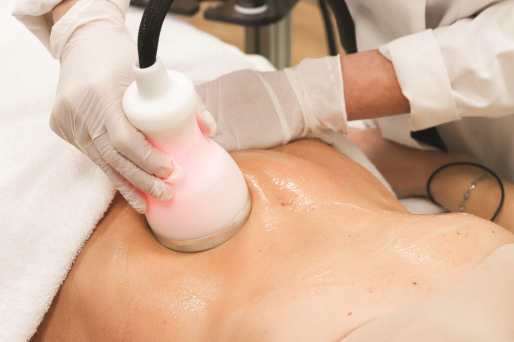 Trattamento addome con shock termico