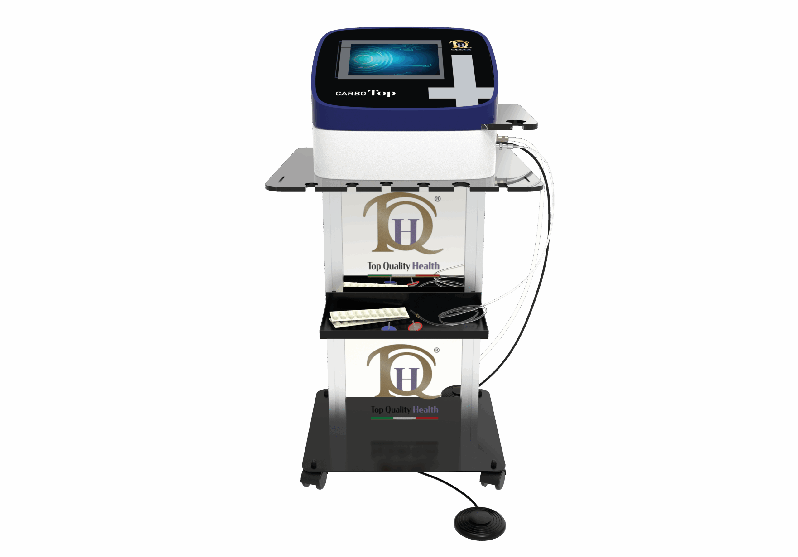 Vista frontale device Carbo Top